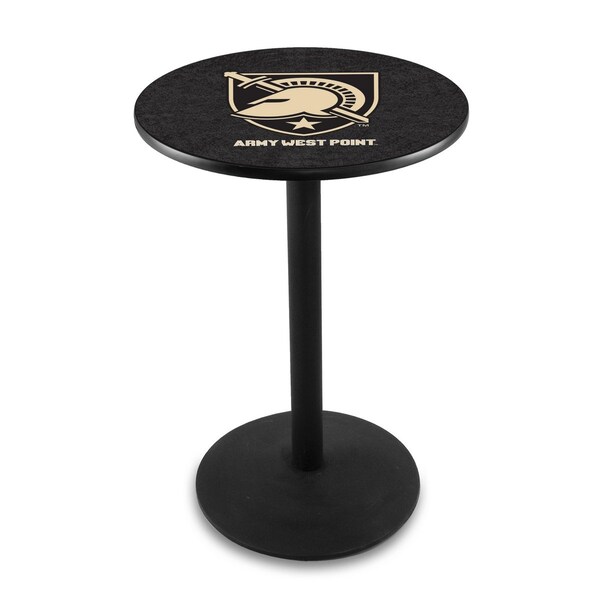 42" Blk Wrinkle US Military Academy ARMY Pub Table